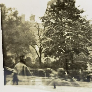 Antique ghost postcard Double Exposure German City Scene Unused - Picture 1 of 7