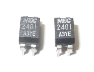 2 NEC 2401 A3YE Photocoupler Transistor IC Dip-4 NOS - Picture 1 of 1