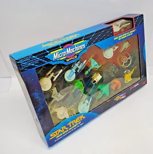 1993 Star Trek GALOOB Micro Machine Set of 6- Collector Set I-Boxed- Case Fresh! - Picture 1 of 3