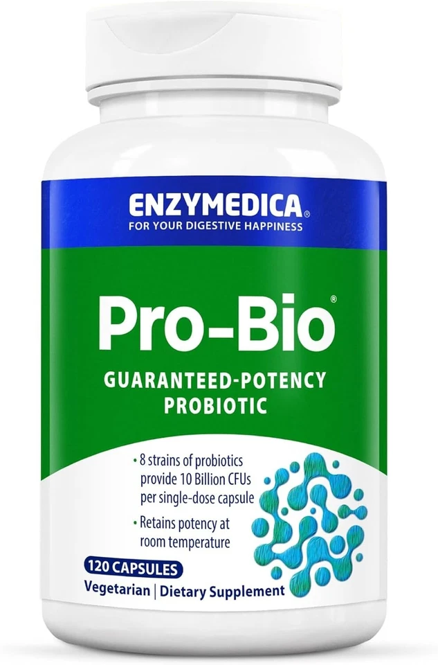 Enzymedica Pro-bio Guaranteed Potency Probiotic 120 Capsules