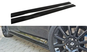 Faldas laterales difusores diseño Maxton brillo negro ABS para Renault Clio Mk3 RS - Imagen 1 de 6
