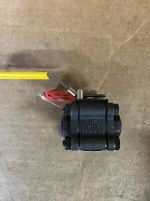 Warren Ball Valve 1/4" 1/4 inch Fig. 356-T WOG 2000 threaded ends WCB body S7 - Image 1 of 4
