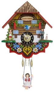 Engstler Cuckoo Clock  - Heidi's Chalet   8 Inches AH 01933 SQ NEW - Picture 1 of 1