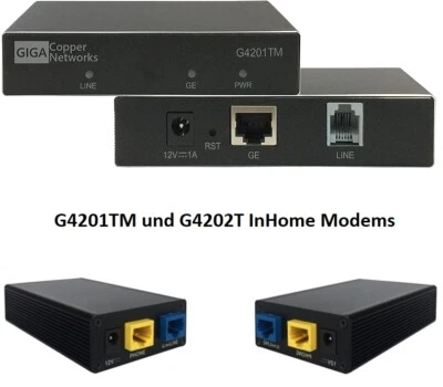 GIGA Copper G.hn Wave2 InHome Phone Bridge - Gigabit Ethernet tramite cavo telefonico - Immagine 1 di 4