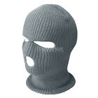 Masque de ski d'hiver 3 trous crâne tricoté balaclava chapeau beanie hommes casquette de sport d'extérieur