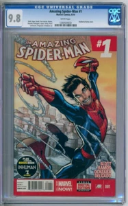 Amazing Spider-Man 1 CGC Graded 9.8 NM/MT Marvel Comics 2014 - Picture 1 of 2