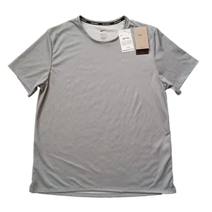 Camisa de correr Nike para hombre grande gris UPF40 Dri Fit manga corta nueva con etiquetas - Imagen 1 de 15
