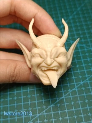 Cabeza de monstruo lengua larga 1:6 tallada para figura de acción masculina de 12" juguetes corporales Foto 1 de 4