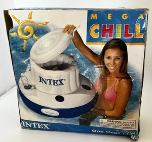 Intex Mega Chill Piscina Inflable Flotante Enfriador de Bebidas Soporte, InBox - Imagen 1 de 4
