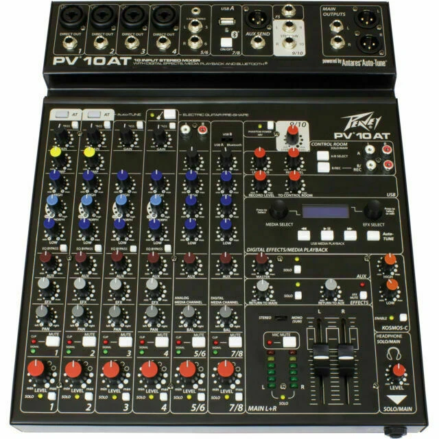 Peavey PV10AT 10 Channel Non-Powered Mixer - Image 1 of 1