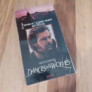 Dances With Wolves VHS RARE FACTORY SEALED STUDIO WATERMARK 1990 Orion - Picture 1 of 12