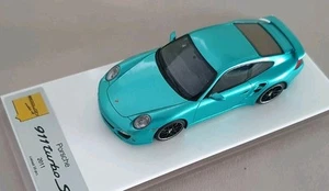 Maquillaje EIDOLON MUEM116 1/43 Porsche 911 (997.2) Turbo S 2011 Ocean Jade - Imagen 1 de 7