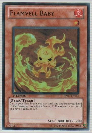 Flamvell Baby - HA02-EN016 - Super Rare - 1st Edition Near Mint Hidden Arsenal 2 - Image 1 of 1