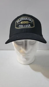 Weatherford Rodeo College Snapback Black Hat NWT Ouray - Picture 1 of 4