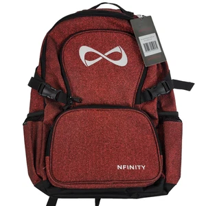 Mochila animadora Nfinity Red Sparkle nueva con etiquetas - Imagen 1 de 6