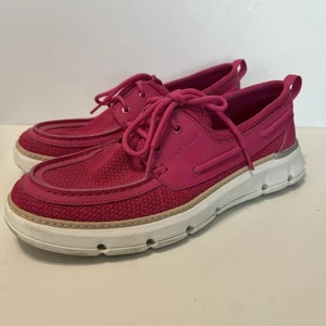 Cole Haan Zerogrand 9B Regatta Bootsschuh Slipper Hot Pink - Bild 1 von 8