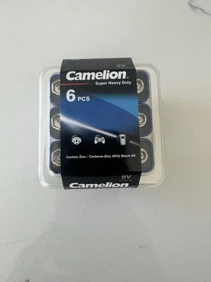 PACK 6-9 Voltios Camelion Ultra Pro Pilas Alcalinas 9V NUEVO EN PAQUETE-CADUCA EL 23/10 Foto 1 de 4