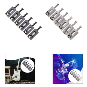 6 Pieces Guitar Tremolo Bridge Saddle High Performance Repair Professional - Picture 1 of 13