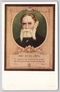 Campello Massachusetts James Russell Lowell American Poet Postcard - Picture 1 of 2