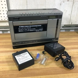 VINTAGE Sharp VC-3500 Video Cassette Recorder Portable VCR Japan COMPLETE IN BOX - Picture 1 of 17