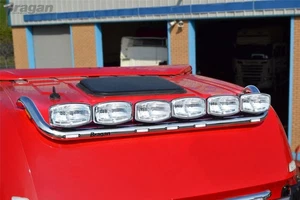 Roof Bar + 7 LED + 6 Oval Spots To Fit Mercedes Actros MP5 2019+ Giga Space - Picture 1 of 11
