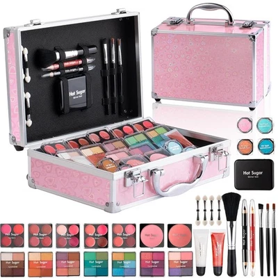 Kit de Maquillaje Hot Sugar para Adolescentes - Cosméticos de Inicio Completo Rosa Amor  Foto 1 de 4