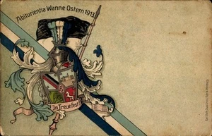 Studentika Ak Wanne Herne, Abiturientia Wanne Ostern 1913 - 4238147 - Picture 1 of 2