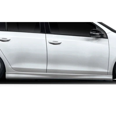 For Volkswagen GTI 10-14 Side Skirt Rocker Panels Votex Look Style Fiberglass - Изображение 1 из 4