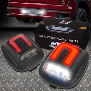 NUVISION FOR 94-04 NISSAN XTERRA FRONTIER WHITE LED RED TUBE LICENSE PLATE LIGHT - Bild 1 von 6