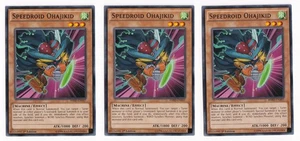 3x Speedroid Ohajikid HSRD-EN007 Rare 1st Edition NM YuGiOh! - Picture 1 of 1