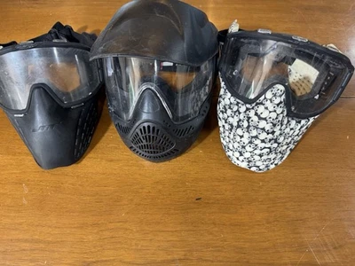 Tres mascarillas faciales de airsoft/paintball cubierta facial y oreja Foto 1 de 4