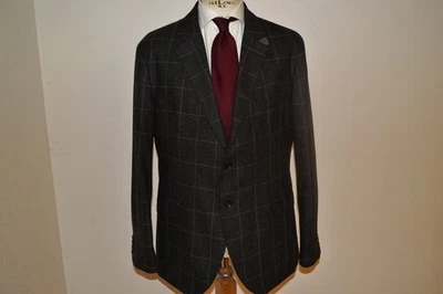 NEUw.  HACKETT   London  Flanell  Sakko  Gr. 56  mit Patches   grau   Herren - Bild 1 von 4