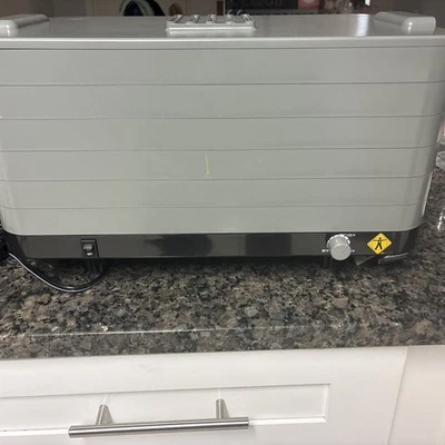 L'Equip 528 desidratador 6 bandejas comida seca lanche frutas máquina espasmódica cinza 550 Watts - Imagem 1 de 4