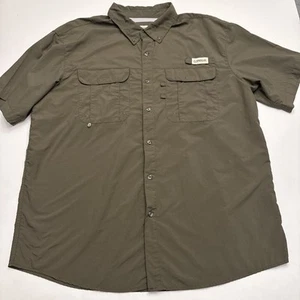 Magellan Fish Gear Shirt Mens XL Dark Green Mag Wick Hike Vented Outdoor - Picture 1 of 13