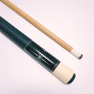 Vintage alter Adam AJC normaler Schaft Doppelgelenk Leder Billard Pool Queue Stick - Bild 1 von 7
