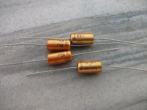 4 un. CONDENSADORES Amplificador de Tubo HI_END ROE GOLD EBU BIPOLAR 10UF 63V 105C ¡Para Audio! - Imagen 1 de 1