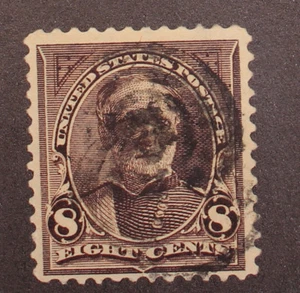 Scott 272 - 8 Cents Sherman - Used - Nice Stamp - SCV - $2.75 - Picture 1 of 1