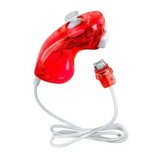 Wii & WiiU Rock Candy Nunchuck Controller Stormin Cherry - NEW - Picture 1 of 1
