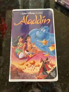 Rare Vtg Walt Disneys Classic 1993 Aladdin Black Diamond Edition #1662 VHS - Picture 1 of 8