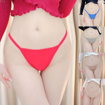 Women Briefs Sexy G-string Lace T-back Sheer Panties Thongs Lingerie Underwear - Image 1 of 4