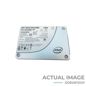 Intel D3-S4520 SSDSC2KB076TZ 7.68TB 2.5" 6Gbp/s SATA SSD Grade A No Tray - Afbeelding 1 van 4