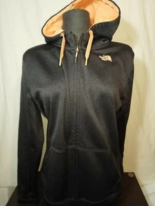The North Face Women's Size Medium  Jacket Gray Hooded Pockets Full Zip - Picture 1 of 7
