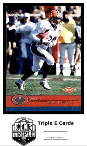 2001 Pacific #463 Will Allen RC /2500 Syracuse Orangemen ~A7E