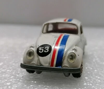 HERBIE il Maggiolino tutto matto  -Vintage Politoys W2 , Scala 1/43 , Italy 1971 - Immagine 1 di 4