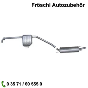 komplette Auspuffanlage ab KAT für Opel Omega B 2.0 Kombi a* - Bild 1 von 1