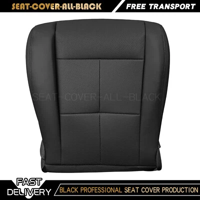 For 2007-2014 Lincoln Navigator Driver Bottom Leather Seat Cover Black Perf - Image 1 of 4