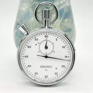 Seiko Stop Watch Pocket Watch Mechanical ACRP 88-5061 Vintage 70s Rare Used - Picture 1 of 7