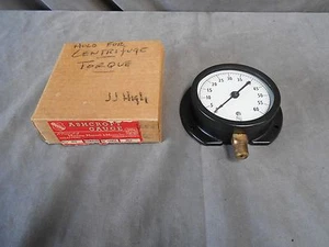 Unused Vintage 3 1/2 inch Ashcroft No. 1010 Gauge 0-60 psi.  Made in USA - Picture 1 of 1