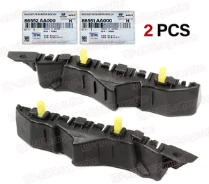 GENUINE ® FRONT Bumper Bracket LH + RH for 21-24 Elantra 86551AA000 + 86552AA000 - Foto 1 di 1