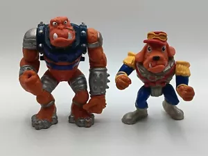 De colección 1990 Commander Dogstar + Bruiser the Berserker Baboon Bucky O'Hare - Imagen 1 de 9